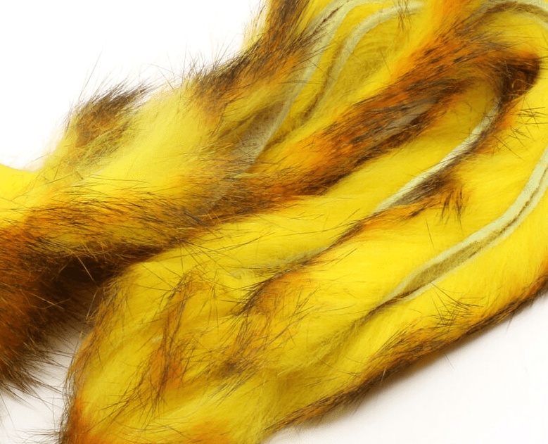 Polychrome Rabbit Strips - Hair & Fur - Fly Fish Food